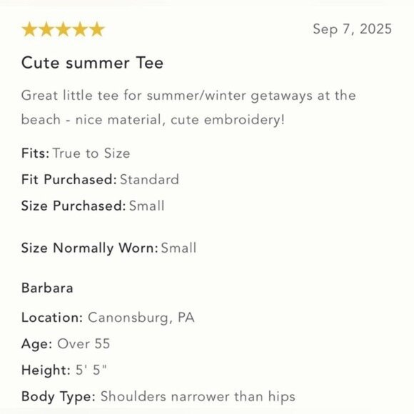 NWT Size XL -Anthropologie 100% Cotton Tee pocket embroidery White - Picture 12 of 16